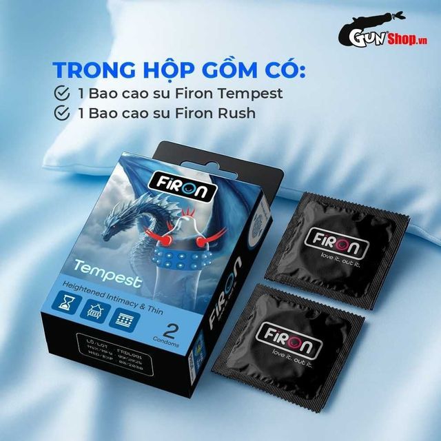 Bao cao su Firon Tempest - l&agrave;nh t&iacute;nh
