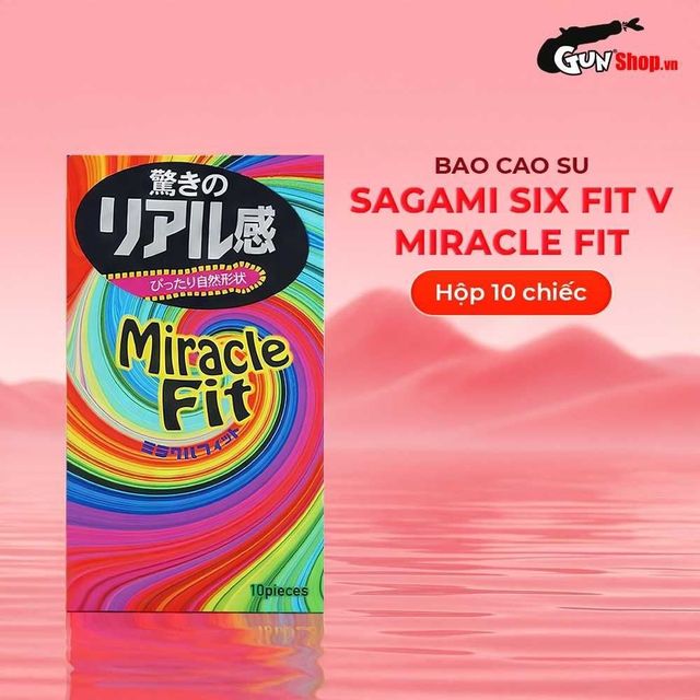 Bao cao su Sagami Six Fit V Miracle Fit