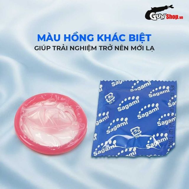 Bao cao su Sagami Six Fit V Tight Fit