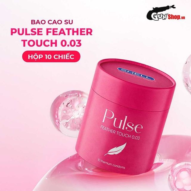 Thiết kế bao cao su Shell Pulse Feather Touch