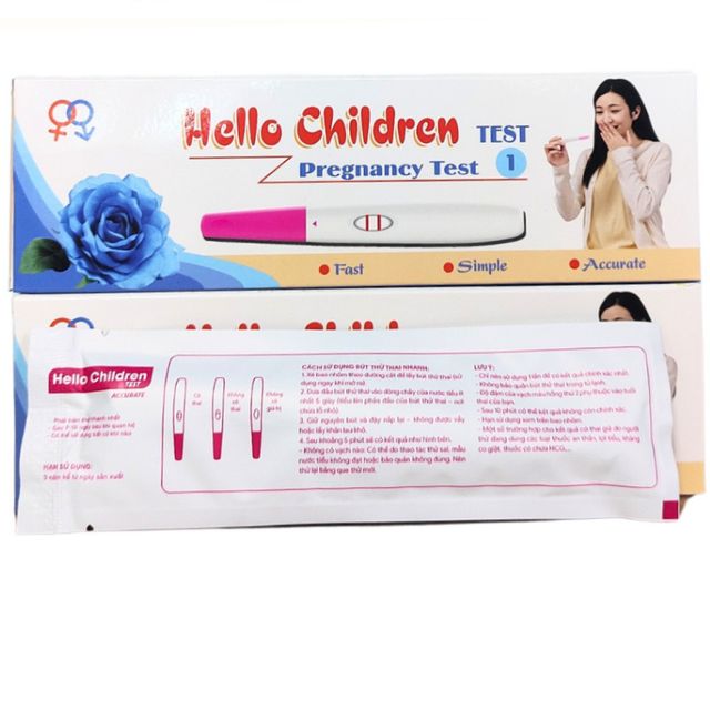 Chất lượng B&uacute;t Thử Thai Hello Children Test
