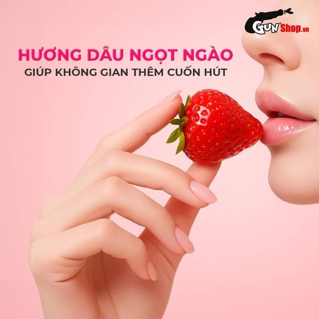 Bao cao su Okamoto Skinless Skin Strawberry