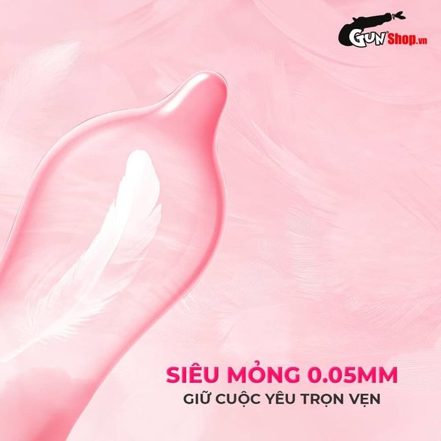 Bao cao su Okamoto Skinless Skin Strawberry 2
