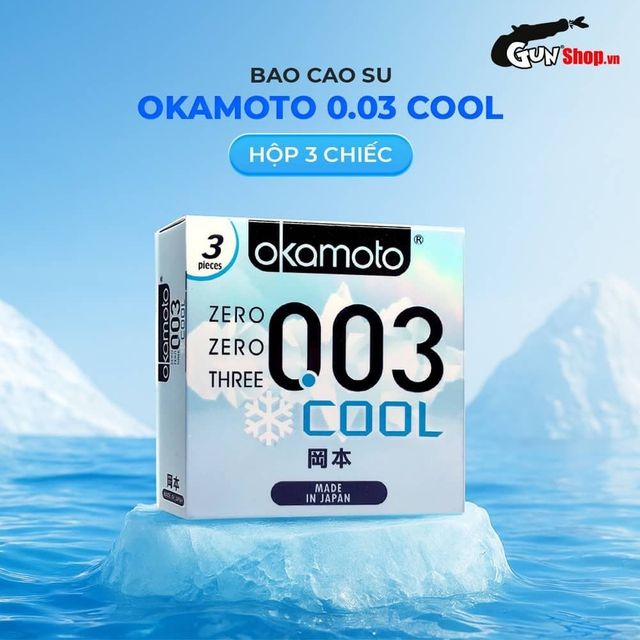 Bao cao su Okamoto 0.03mm Cool