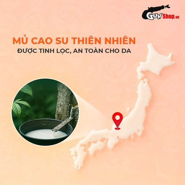 Bao cao su Okamoto - V&acirc;n hoa hồng