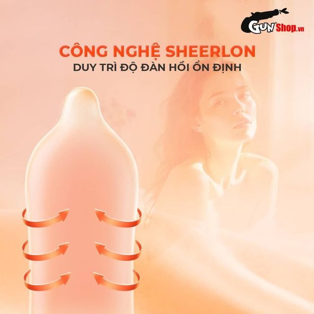 Bao cao su Okamoto Skinless Skin Hương cam