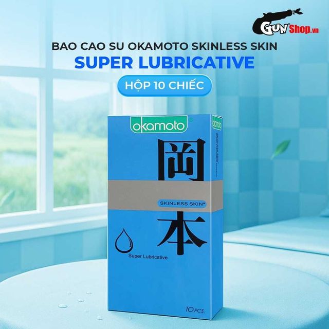 Bao cao su Okamoto Skinless Skin Super Lubricative