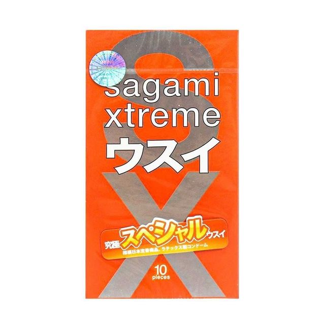 Bao cao su Sagami Xtreme Love Me Gold Orange
