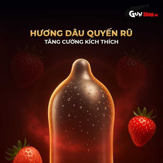 Bao cao su Powergra Ultrafit Hương d&acirc;u
