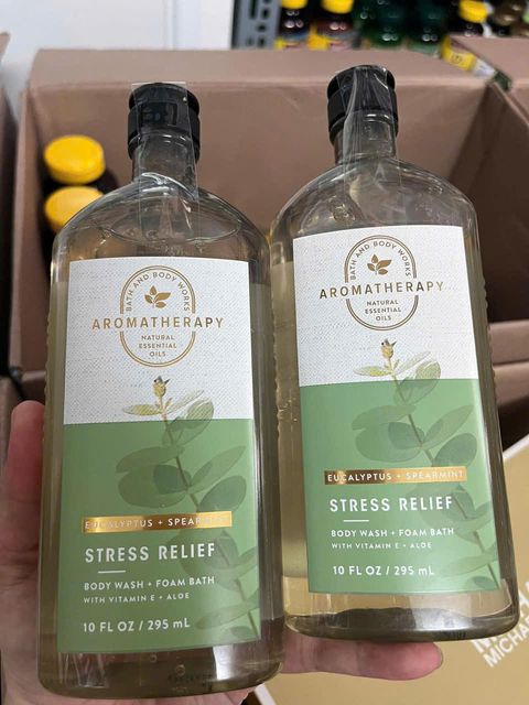 Gel tắm Bath & Body Works Aromatherapy Eucalyptus & Spearmint