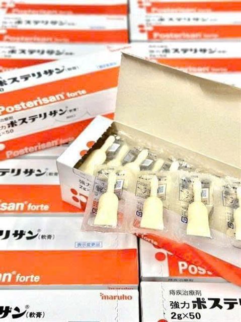 Kem b&ocirc;i trĩ Posterisan Forte Nhật Bản 2g x 10 tu&yacute;p