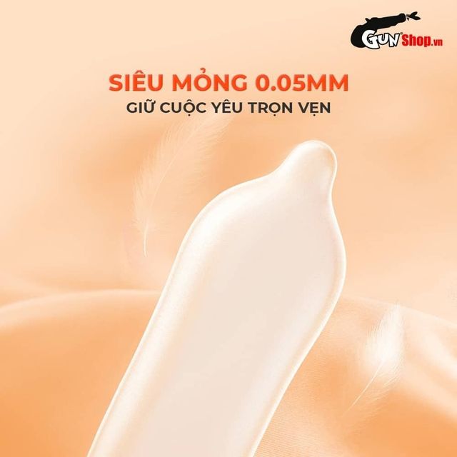 Bao cao su Okamoto Skinless Skin Orange
