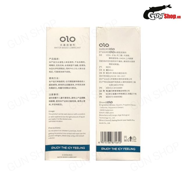 Gel trơn OLO Cooling