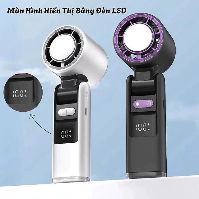 Quạt Cầm Tay Turbo S&ograve; Lạnh K-801