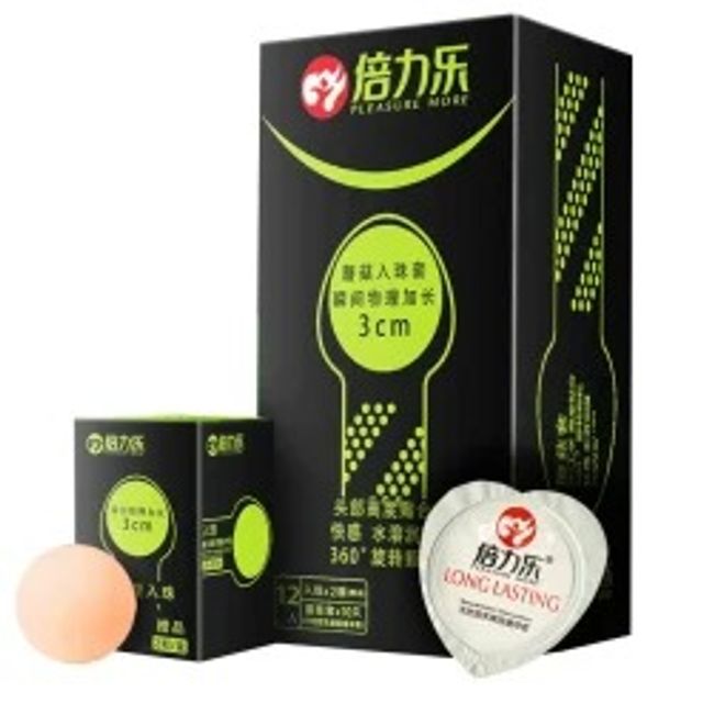 (Sales)Bao Cao Su Viên Bi Trên Đầu – Kéo Dài Thời Gian Chính hãng - hình ảnh thực tế
