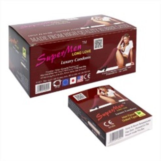 (Sales)Bao Cao Su Super Men Long Love 120 Cái Chính hãng - hình ảnh thực tế