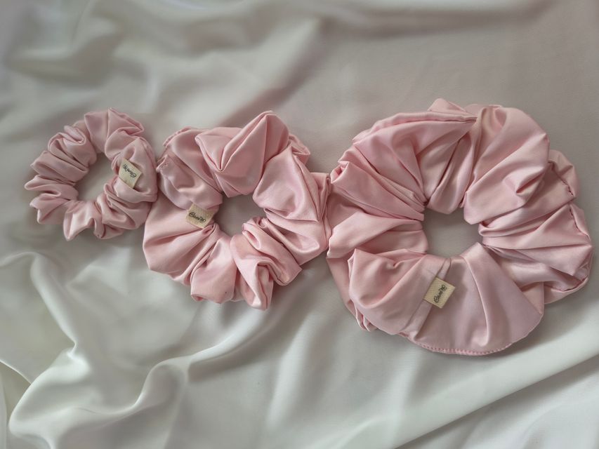 Combo 3 Scrunchies Hồng 1