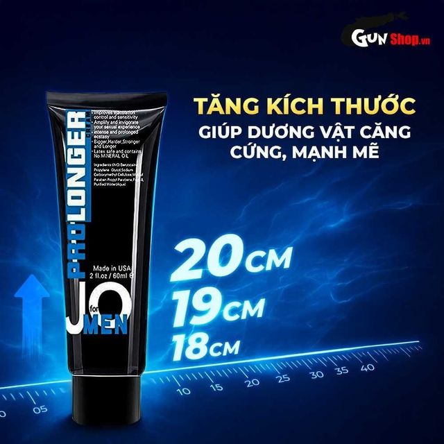 JO Prolonger Gel Sử Dụng
