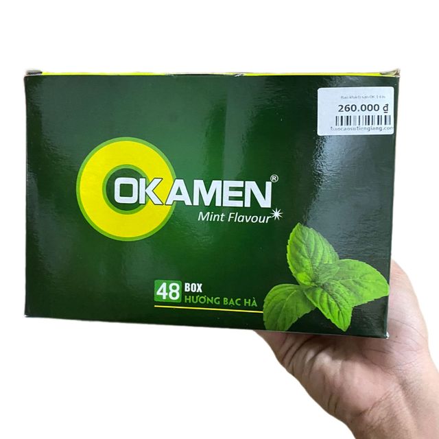 Bao Cao Su Gia Đ&igrave;nh Okamen Mint Flavour