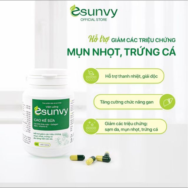 Vi&ecirc;n Uống Ngừa Mụn ESUNVY