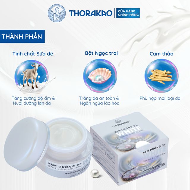 Kem dưỡng trắng da Thorakao