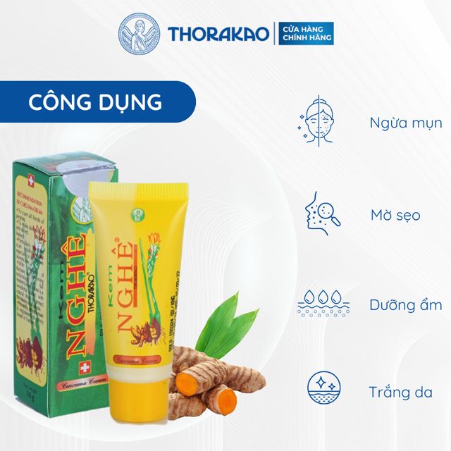 C&aacute;ch sử dụng Kem Nghệ Thorakao