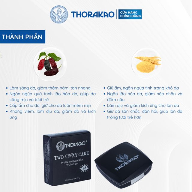 Phấn Trang Điểm Thorakao Trắng Da 9G 3
