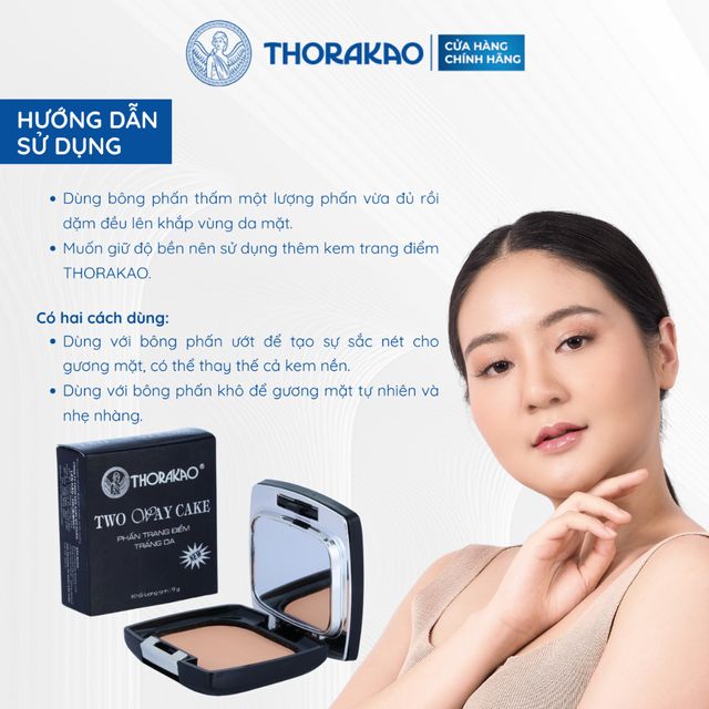 Phấn Trang Điểm Thorakao Trắng Da 9G 4