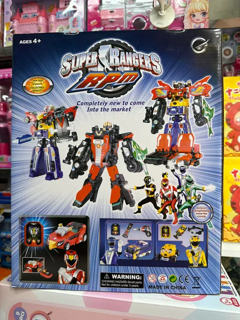 obot Biến H&igrave;nh Si&ecirc;u Nh&acirc;n Super Rangers RPM