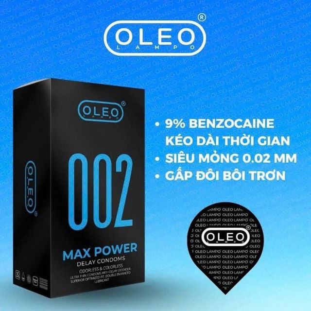 Bao Cao Su Oleo 0.02 Max Power