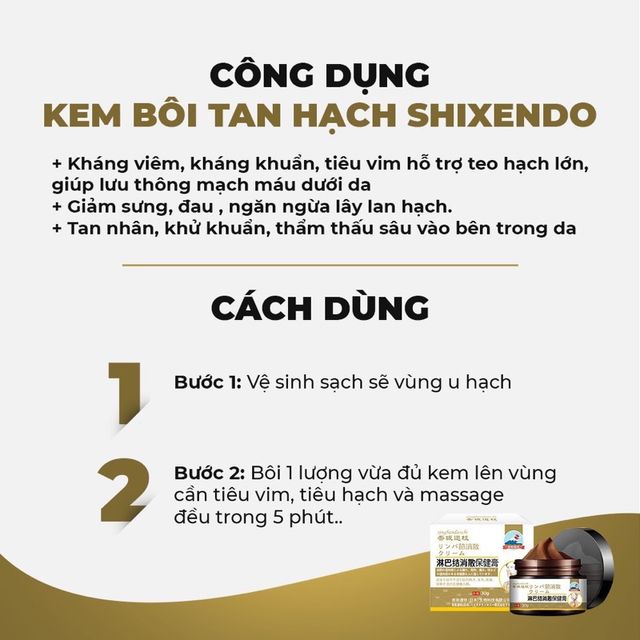 Hướng dẫn sử dụng Kem SHIXENDO