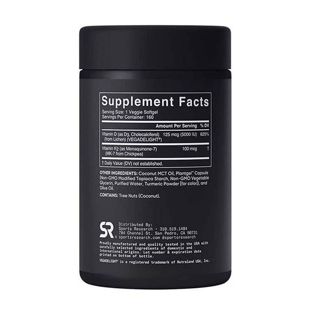 Vi&ecirc;n Uống Vitamin D3 + K2 USA