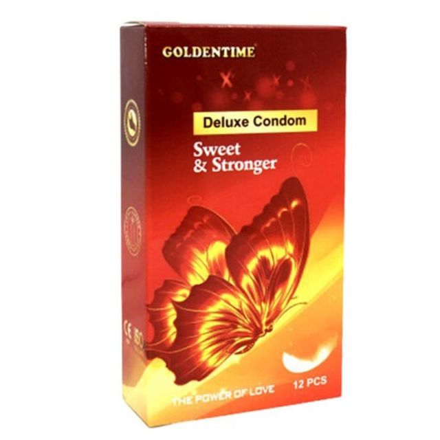 Bao Cao Su Goldentime Sweet & Stronger &ldquo;Bướm đỏ&rdquo;