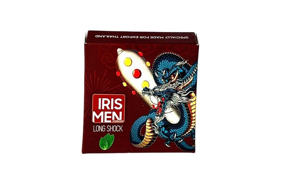 Bao Cao Su Iris Men Long Shock 9 Bi Silicon