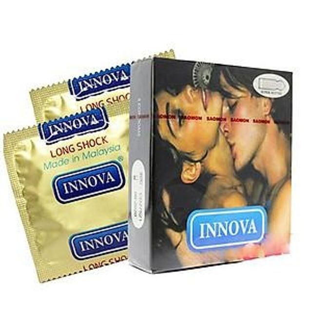 Bao Cao Su Innova Đen Hộp 12 C&aacute;i