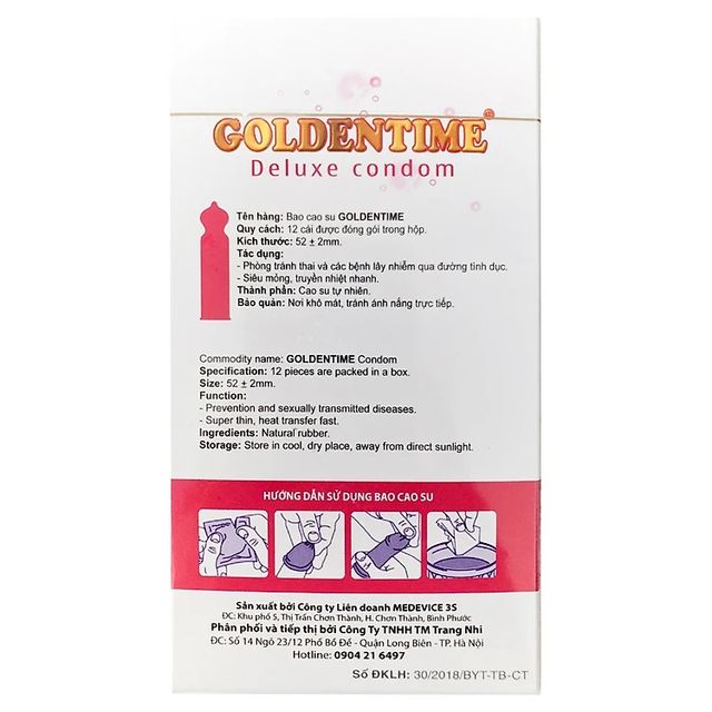 Sản phẩm Goldentime Si&ecirc;u Mỏng