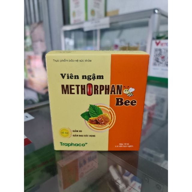 TPBVSK Vi&ecirc;n ngậm ho Merthorphan Bee - Traphaco - g&oacute;i 6 vi&ecirc;n