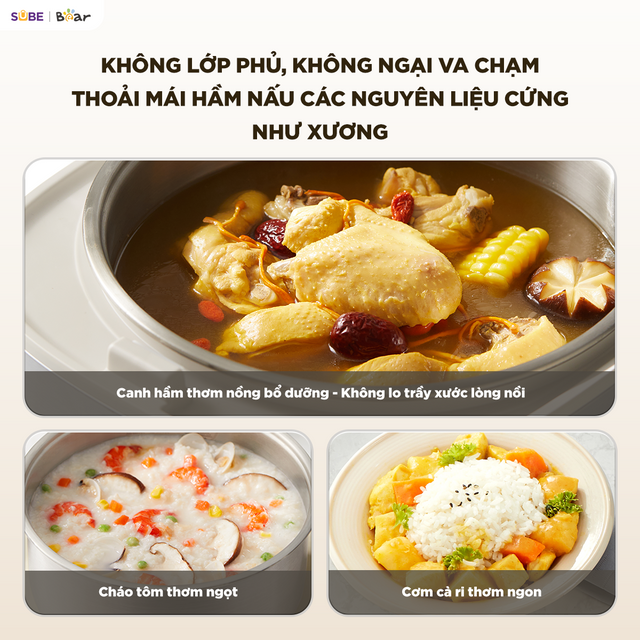 Nồi cơm điện Bear