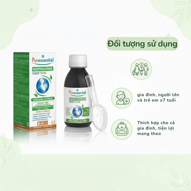 Xi R&ocirc; Ho Puressentiel Respiratory Cough Syrup H&igrave;nh 3