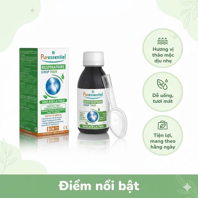Xi R&ocirc; Ho Puressentiel Respiratory Cough Syrup H&igrave;nh 4