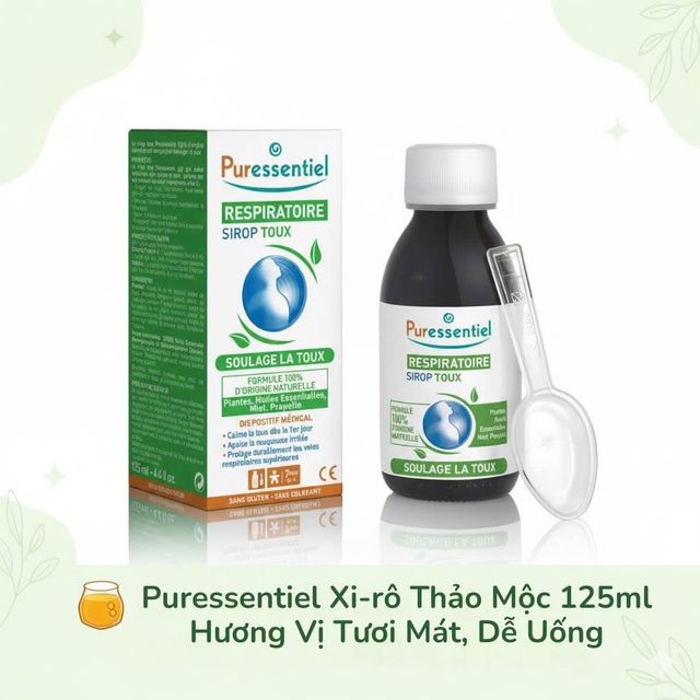 Xi R&ocirc; Ho Puressentiel Respiratory Cough Syrup 125ml