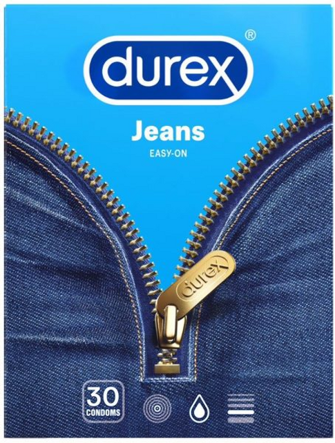 (Fullbox) Bao Cao Su Durex Jeans (hộp 30 cái) Chính hãng - hình ảnh thực tế