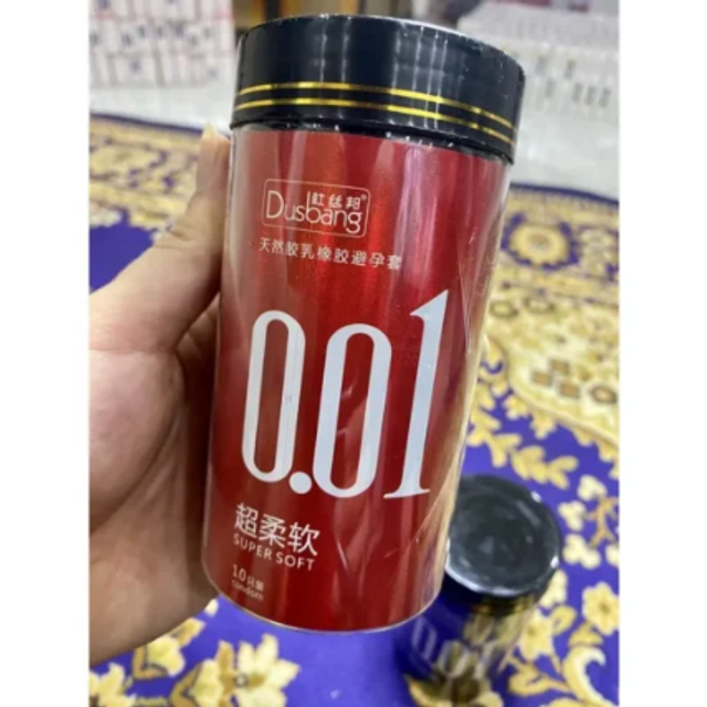 (Cao cấp) Bao Cao Su Dusbang 0.01 Lon Đỏ Hộp 10 Chiếc Ch&iacute;nh h&atilde;ng
