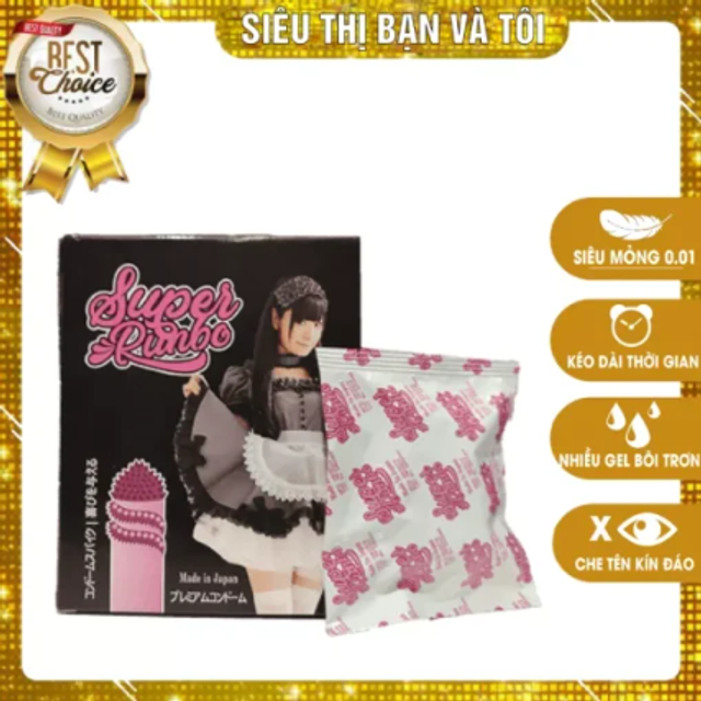(Cao cấp) Bao Cao Su Đầu Gai Chôm Chôm Super Runbo 2s Chính hãng