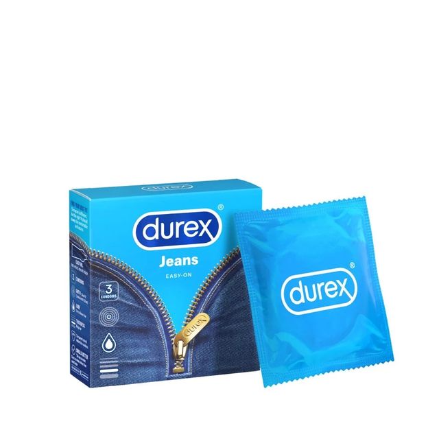 (Hộp 3 Cái) Bao Cao Su Durex Jeans Chính Hãng - hình ảnh thực tế