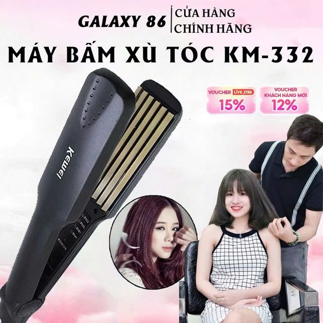 M&aacute;y dập x&ugrave; Kemei Km-332 thiết kế sang trọng