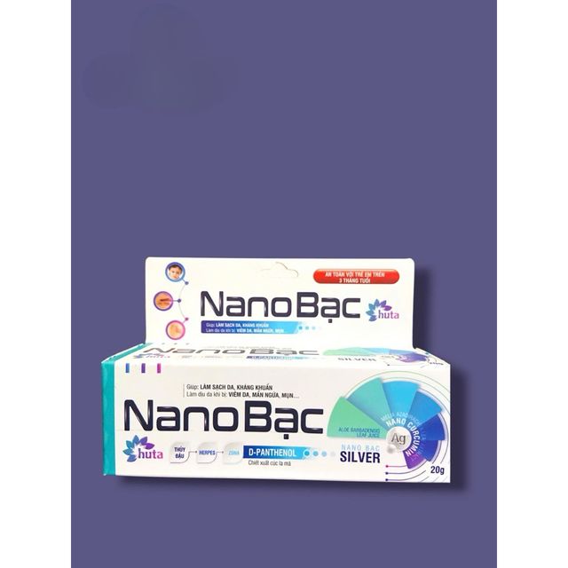 NanoBạc Huta Gel B&ocirc;i Da Kh&aacute;ng Khuẩn
