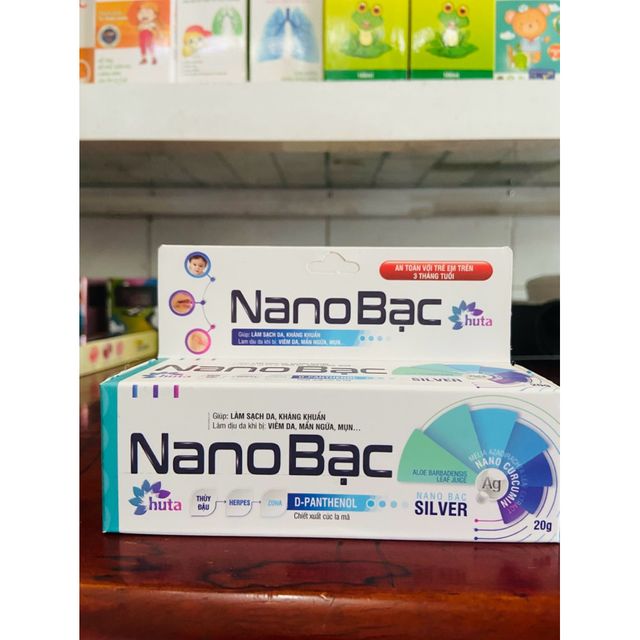 NanoBạc Huta Gel B&ocirc;i Da Kh&aacute;ng Khuẩn