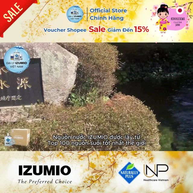 Nước IZUMIO Hydrogen - G&oacute;i 200ml