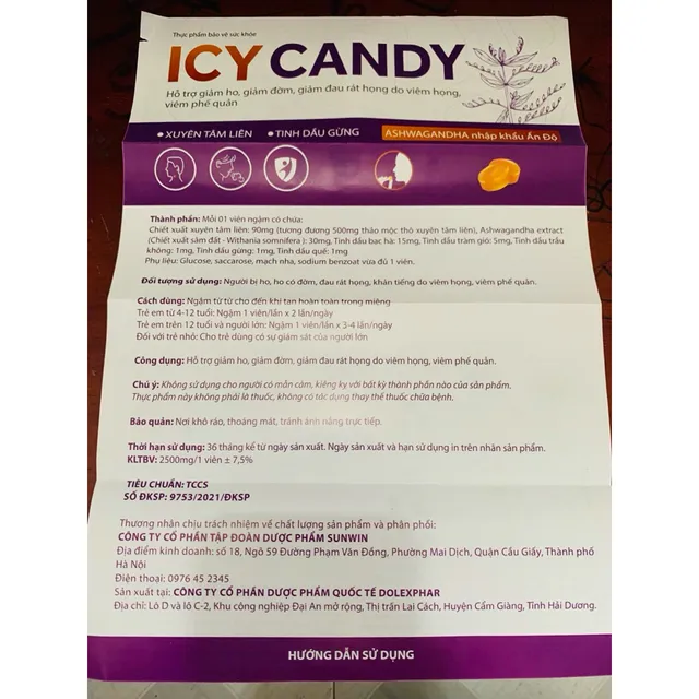 Kẹo ngậm ICY CANDY